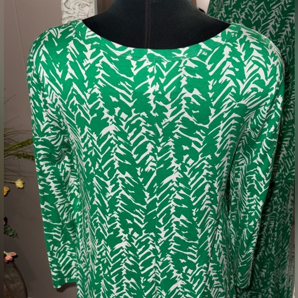 VTG 1970’s DVF • Diane Von Furstenberg • Long Sleeve Maxi T-Shirt Dress - Picture 10 of 15